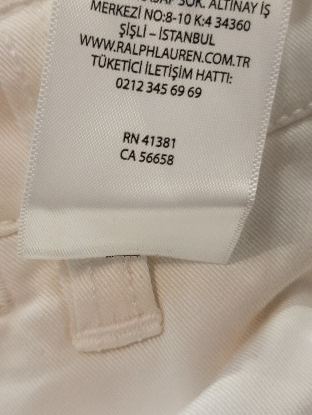 Lauren Jeans Co. Ralph Lauren Off White Straight Leg Pants Size 4 NWT - Picture 8 of 12
